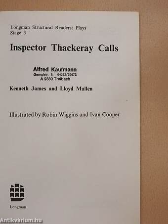 Inspector Thackeray Calls