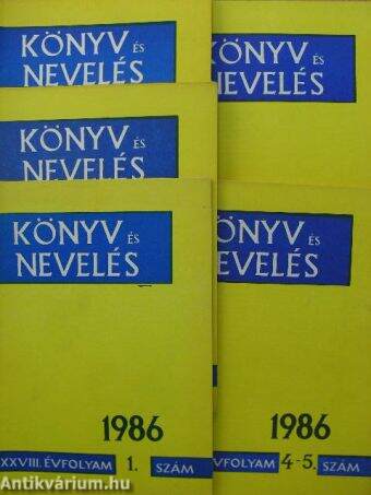 Könyv és Nevelés 1986/1-6.