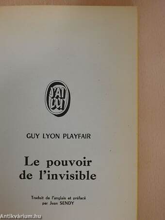 Le pouvoir de l'invisible