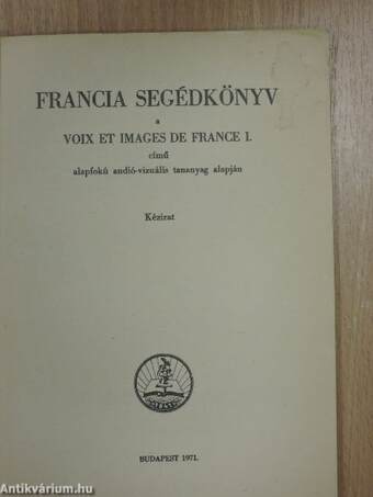 Francia segédkönyv