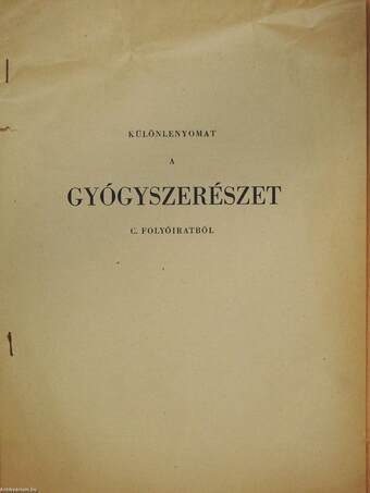 A műszaki tudományok gyógyszerész művelői II. (dedikált példány)