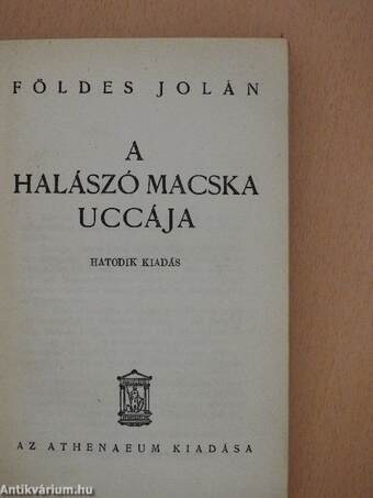 A halászó macska uccája