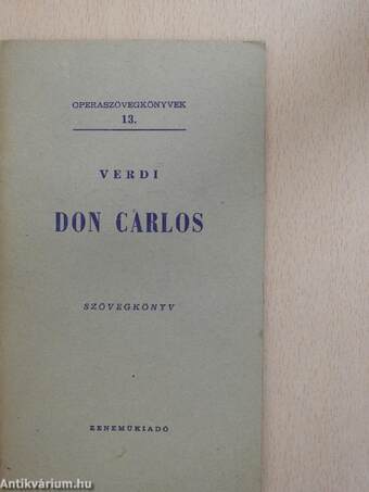 Verdi: Don Carlos