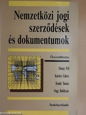 Nemzetközi jogi szerződések és dokumentumok