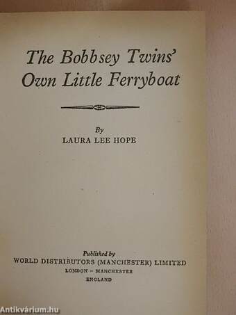 The Bobbsey Twins' Own Little Ferryboat