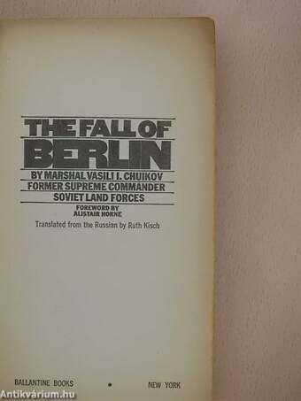 The fall of Berlin