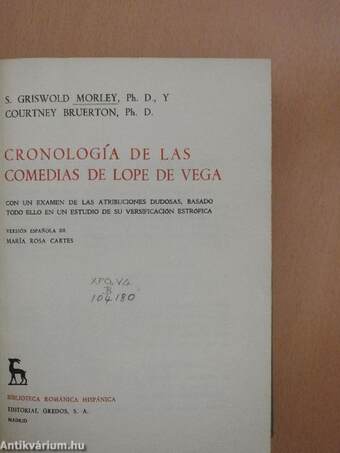 Cronología de las comedias de Lope de Vega