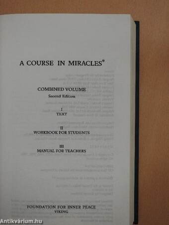 A Course in Miracles