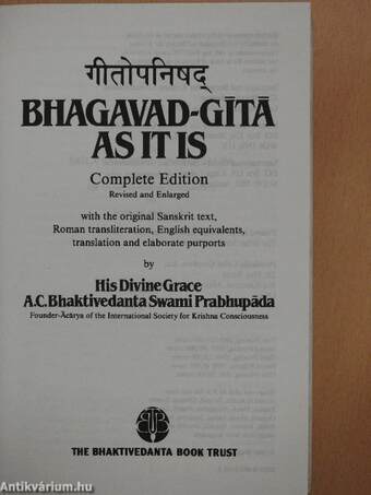 Bhagavad-gítá as it is