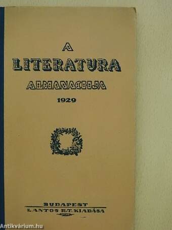 A Literatura almanachja 1929