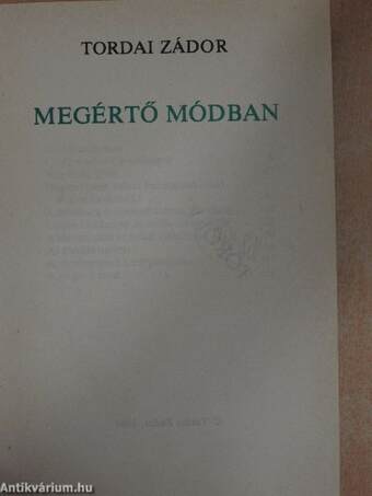 Megértő módban