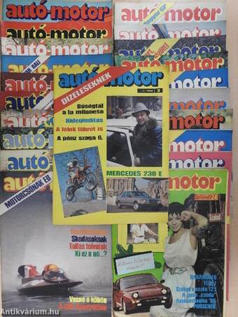 Autó-Motor 1986. (nem teljes évfolyam)