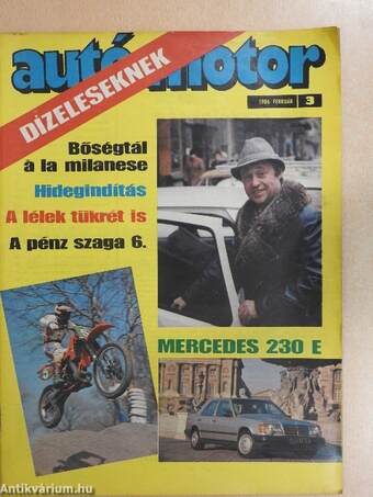 Autó-Motor 1986. (nem teljes évfolyam)