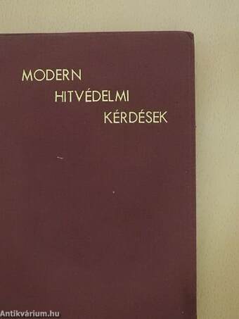 Modern hitvédelmi kérdések