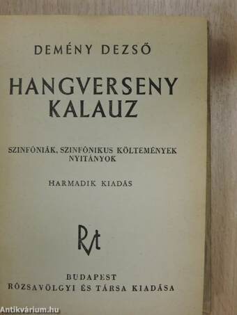 Hangverseny kalauz