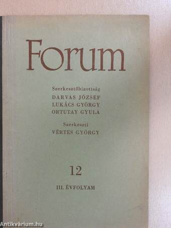 Forum 1948. december
