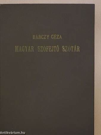 Magyar szófejtő szótár