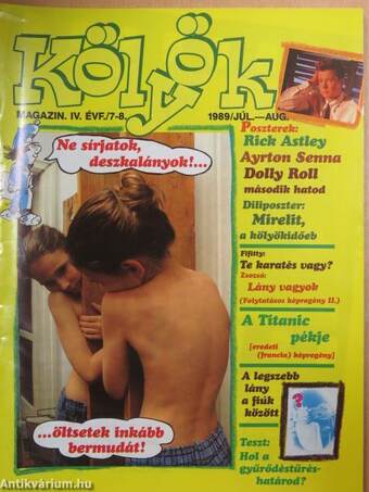 Kölyök magazin 1989. július-augusztus