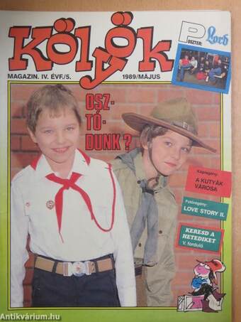 Kölyök magazin 1989. május