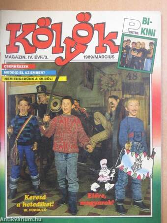 Kölyök magazin 1989. március