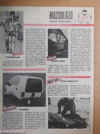 Kölyök magazin 1989. április