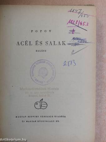 Acél és salak