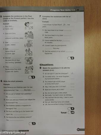 English Zone 4. - Test Booklet