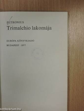 Trimalchio lakomája