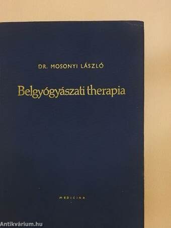 Belgyógyászati therapia