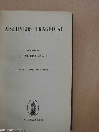 Aischylos tragédiái