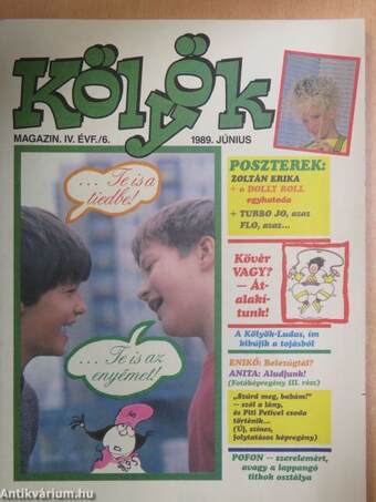 Kölyök magazin 1989. június