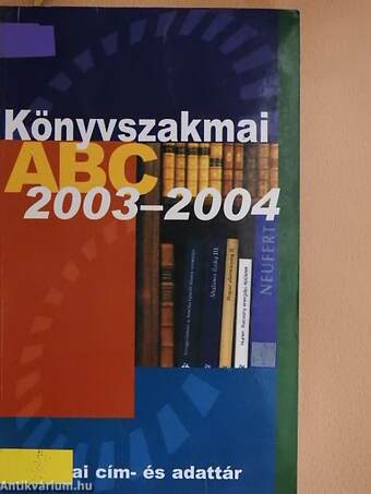 Könyvszakmai ABC 2003-2004