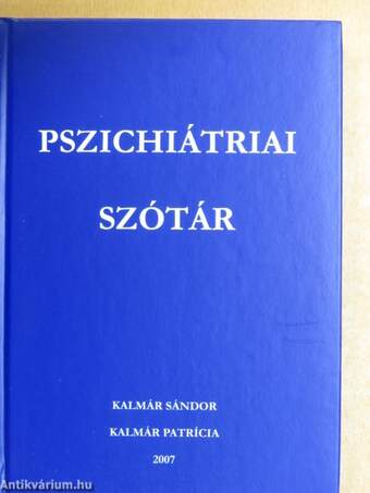 Pszichiátriai szótár