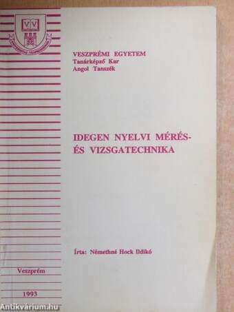 Idegen nyelvi mérés- és vizsgatechnika