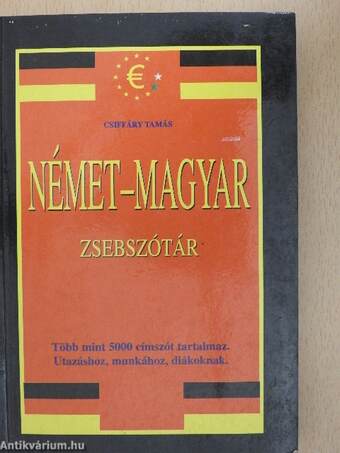 Magyar-német/német-magyar zsebszótár