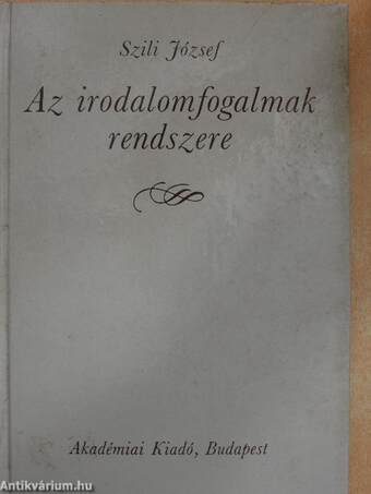 Az irodalomfogalmak rendszere