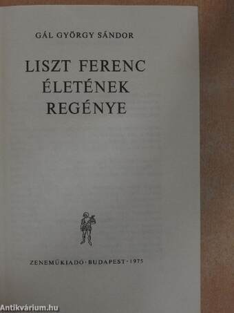 Liszt Ferenc életének regénye