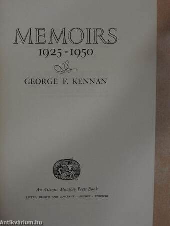 Memoirs 1925-1950