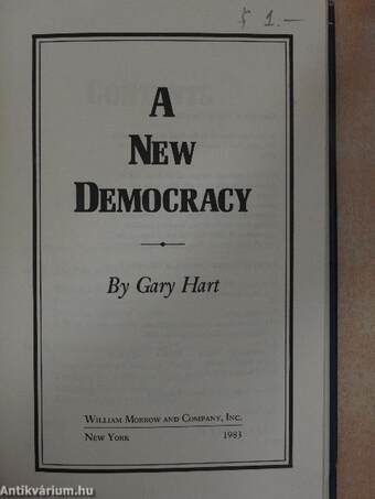 A New Democracy