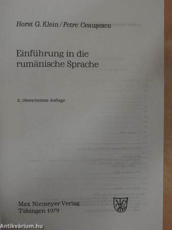 Einführung in die rumänische Sprache