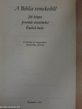 A Biblia remekeiből