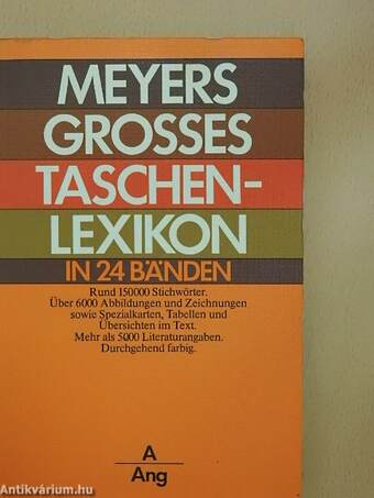 Meyers grosses Taschenlexikon in 24 Bänden 1 (töredék)