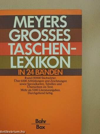 Meyers grosses Taschenlexikon in 24 Bänden 3 (töredék)