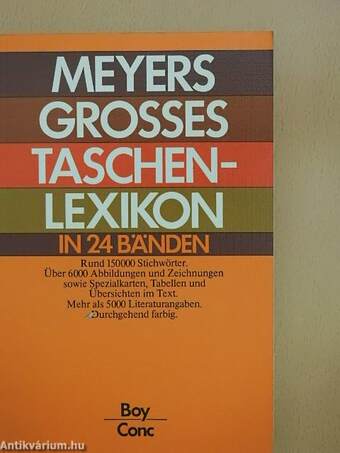 Meyers grosses Taschenlexikon in 24 Bänden 4 (töredék)
