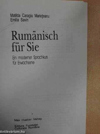 Rumänisch für Sie