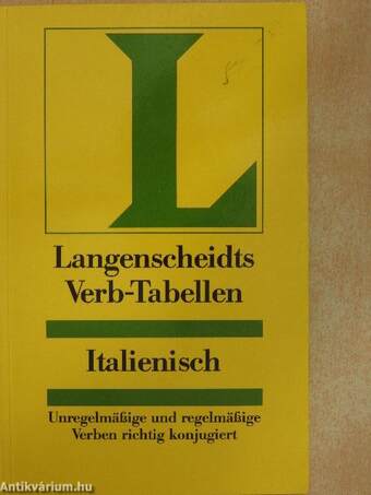 Langenscheidts Verb-Tabellen Italienisch