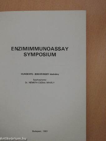 Enzimimmunoassay Symposium