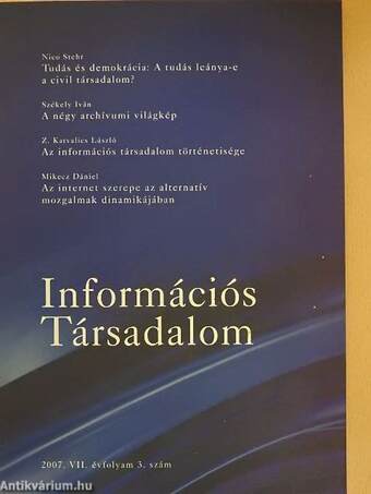 Információs Társadalom 2007/3.