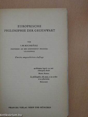 Europäische Philosophie der Gegenwart