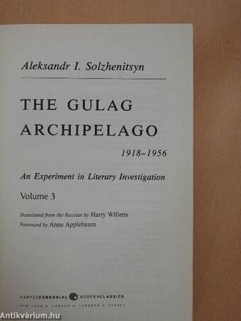 The Gulag Archipelago 1918-1956